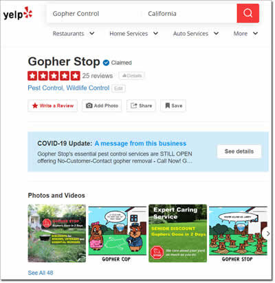 gopher control services near me